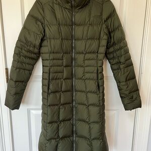 The North Face Green Puffer Coat